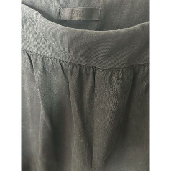ATM Anthony Thomas Melillos Black Tencel Waistband and Cuffs Jogger Pants Sz L - Picture 6 of 6